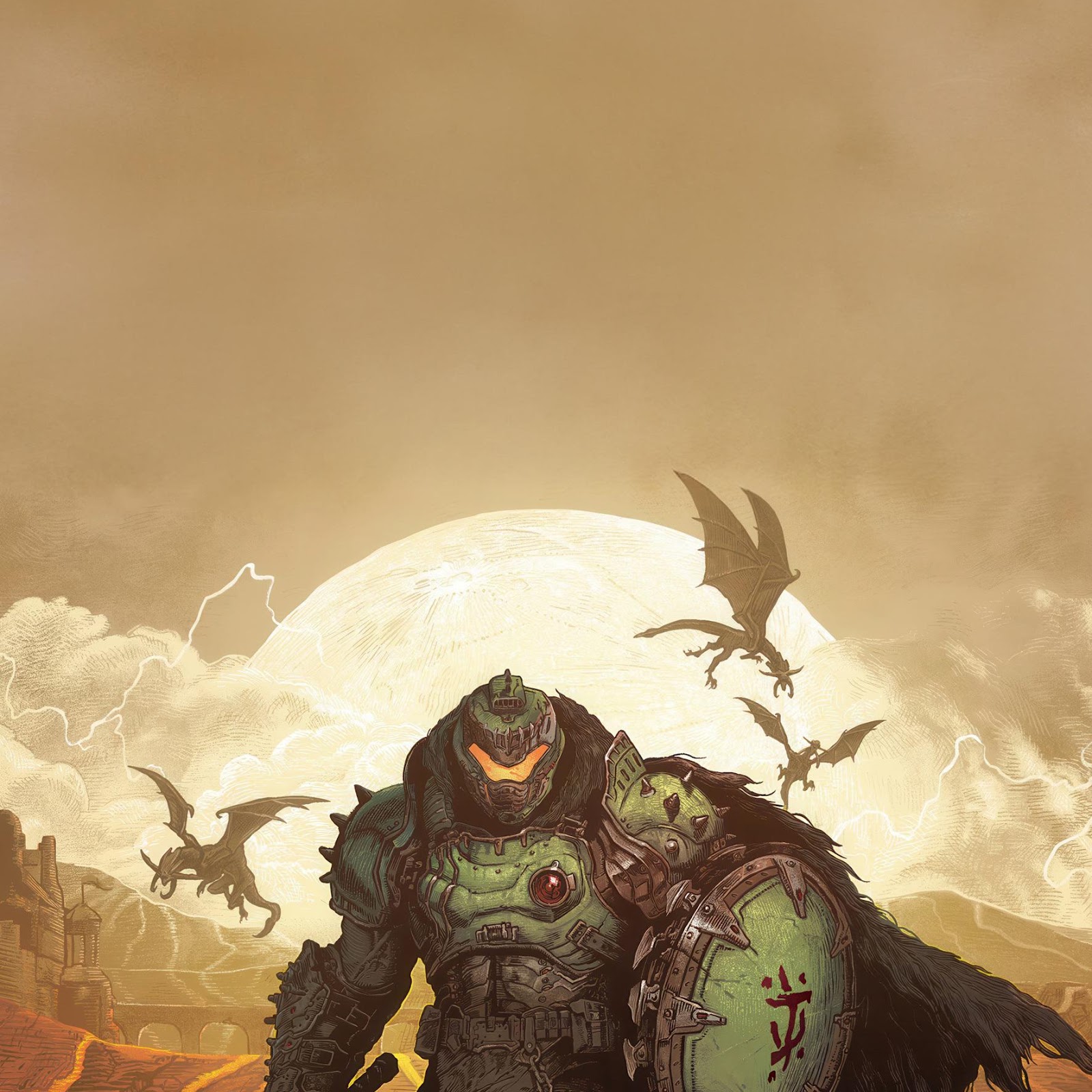 Download Doom Slayer The Dark Ages 2K iPhone