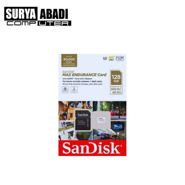 MICRO SD SANDISK 128 GB MAX ENDURANCE