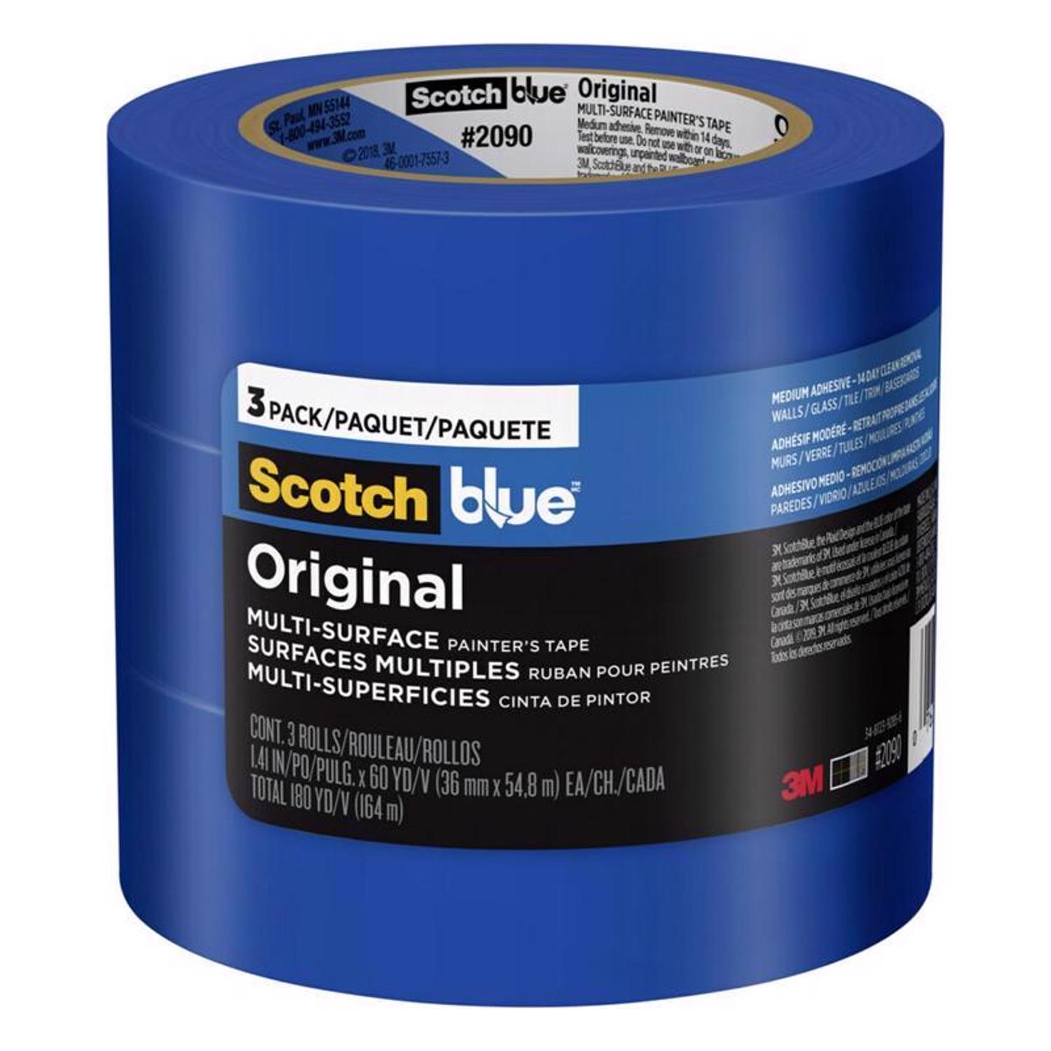ScotchBlue Painter's Tape 1.41 in. x 60 yd., 3-Pack (2090-36AP3)