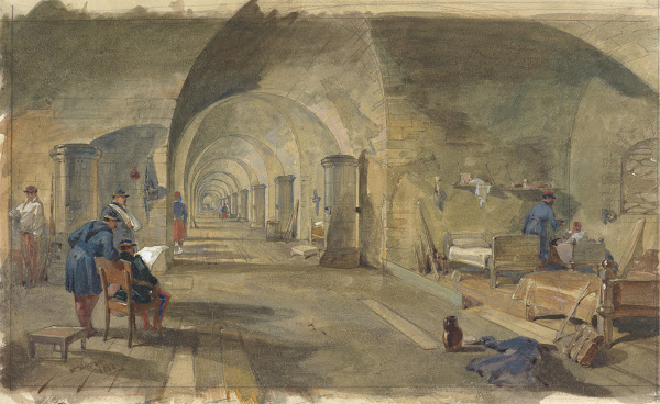 Interior of Fort Nicholas Sebastopol Crimea
