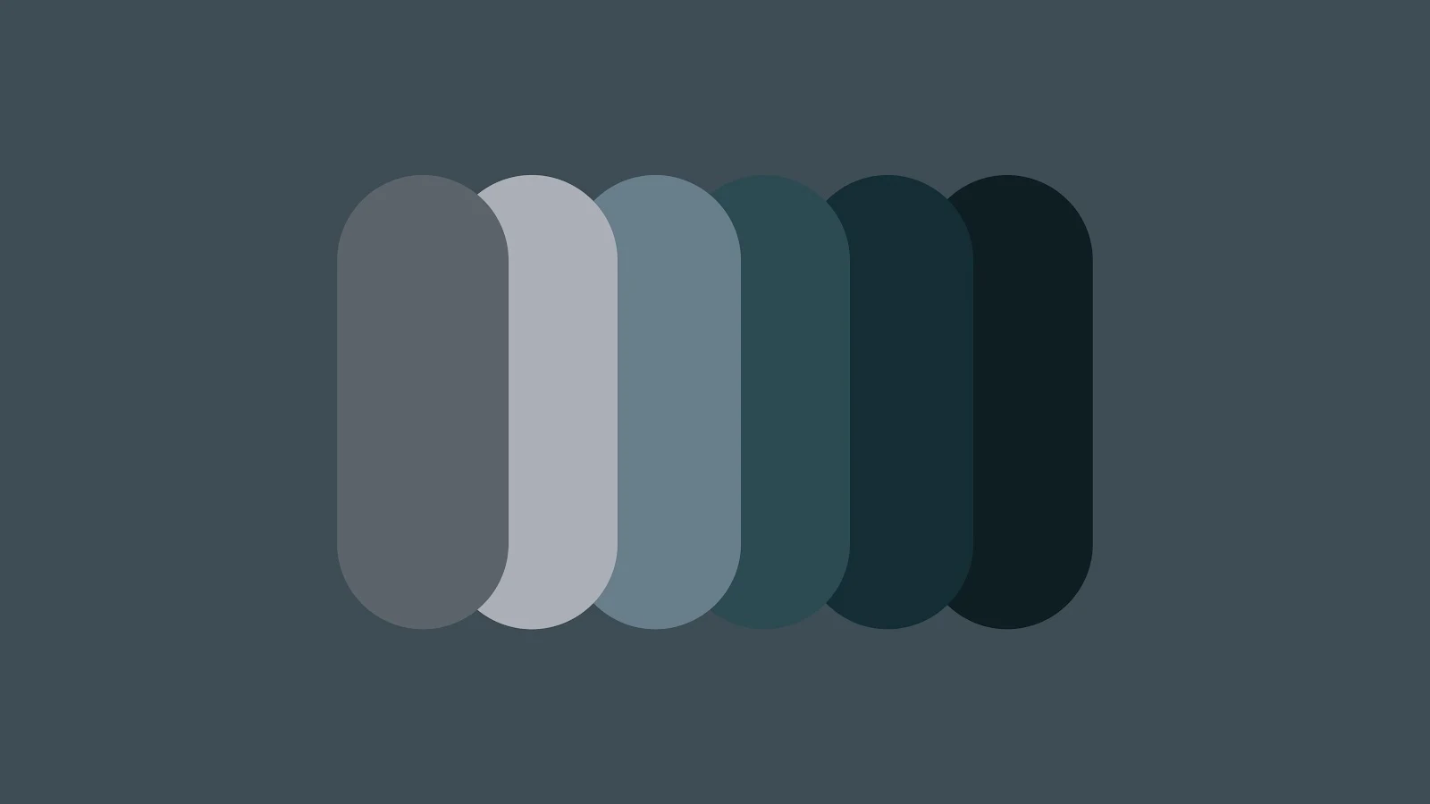 Cool Blue Gray Color Gradient - Minimalist Graphic Design 5K Wallpaper (5120x2880)