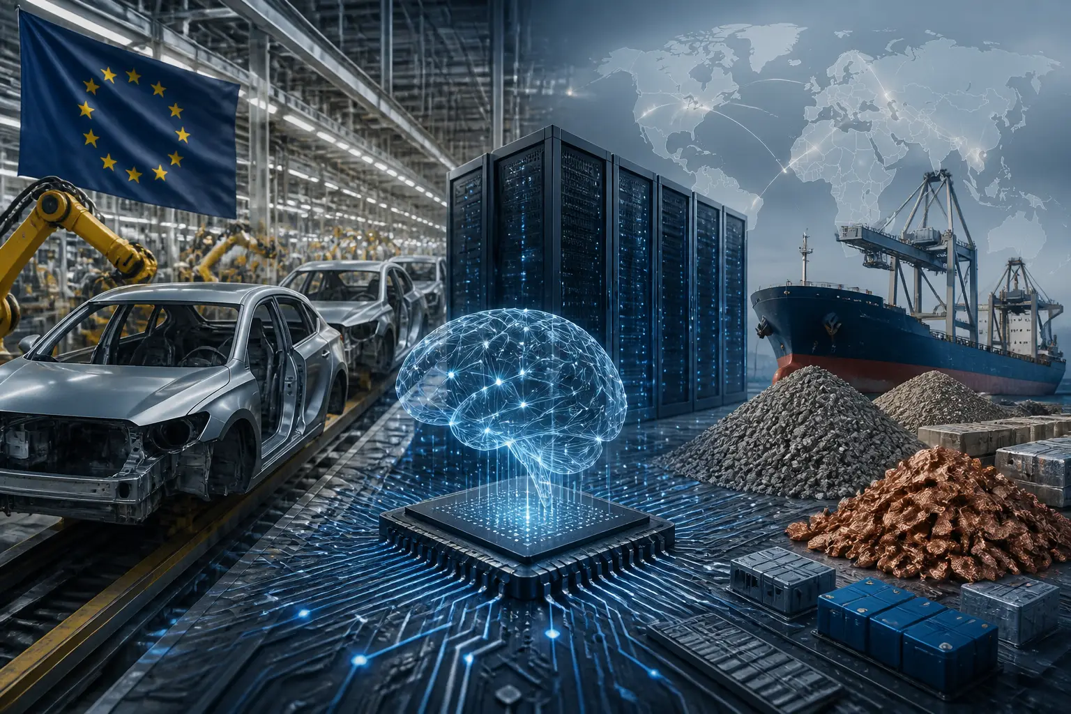 Editorial image for Europe's carmakers face growing competition from AI for vital supplies