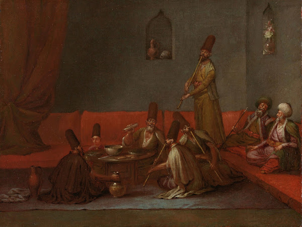 Dervishes Sharing a Meal c 1720   c 1737