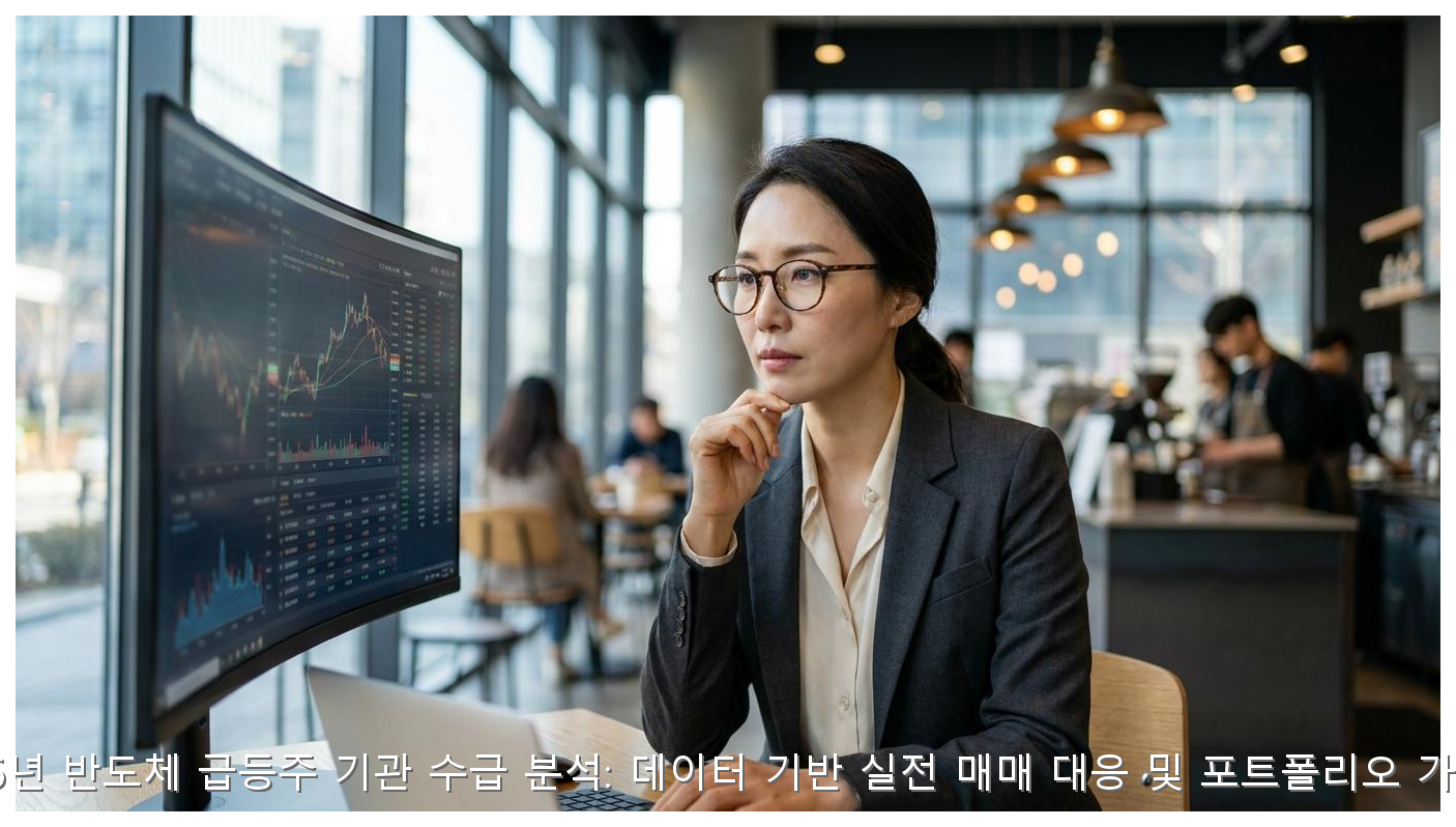 2026년 반도체 급등주 기관 수급 분석: 데이터 기반 실전 매매 대응 및 포트폴리오 가이드 핵심 안내 및 분석 인포그래픽 (4)