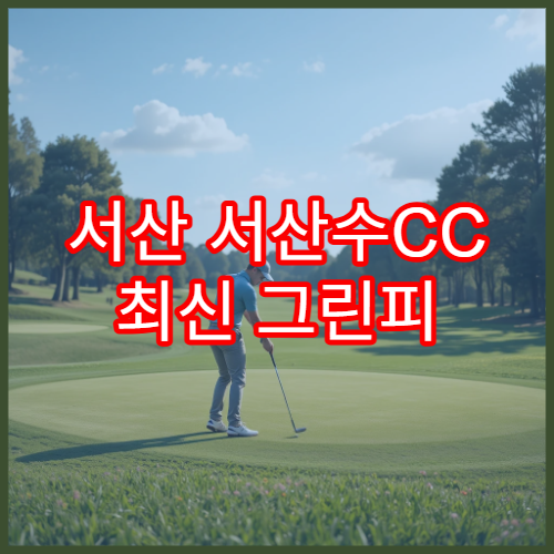 서산 서산수CC 최신 그린피 · 캐디 비용