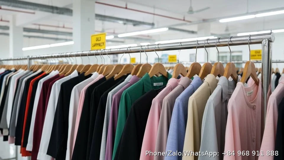 sewing lines - Gold Garment Vietnam