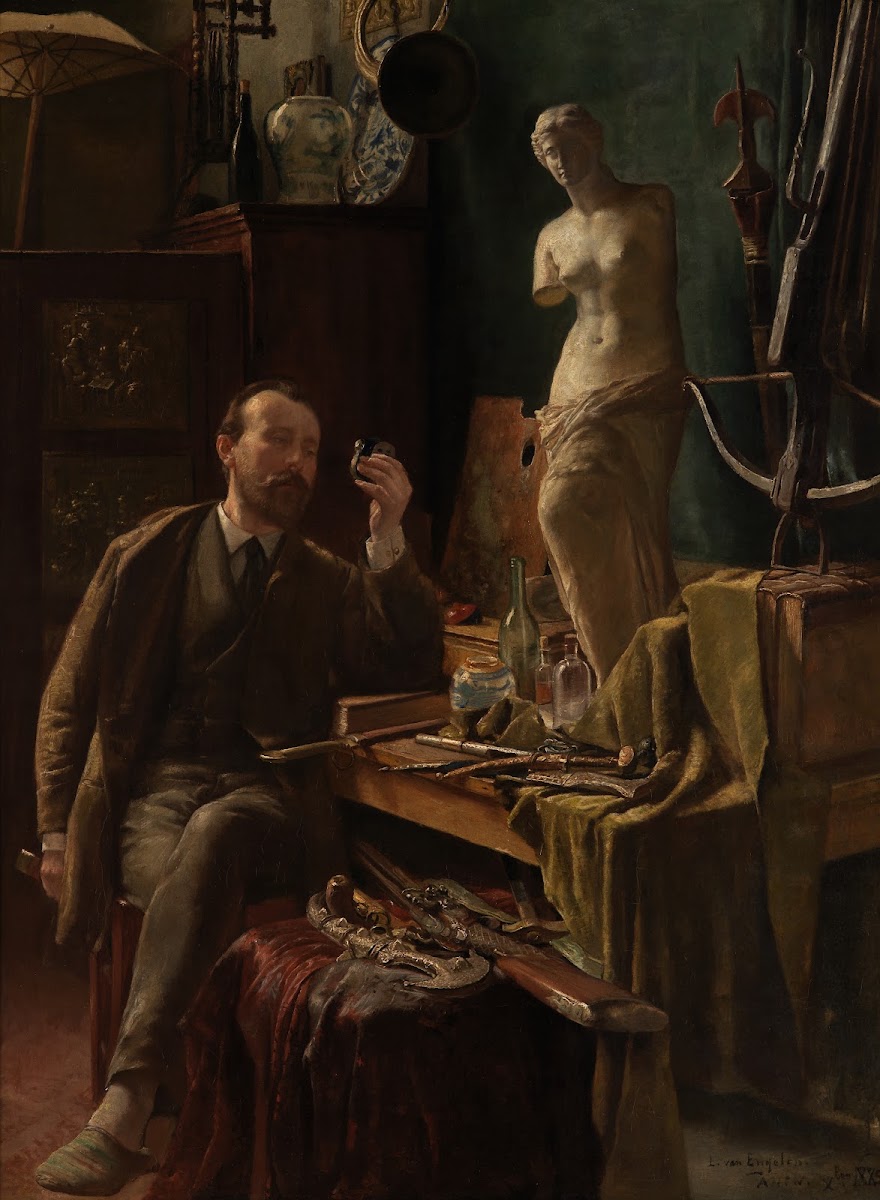 Self Portrait in Studio 1885