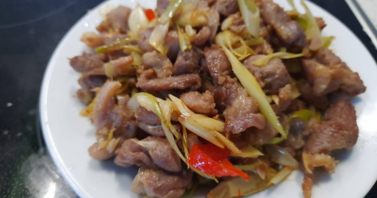 Vịt xào sả ớt