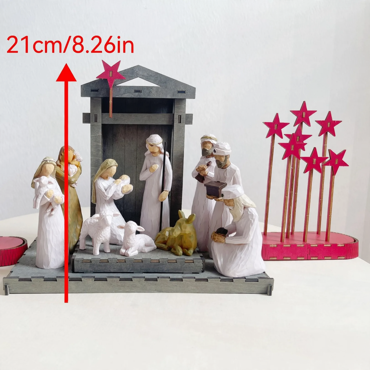 Christmas Nativity Figure Set made of resin