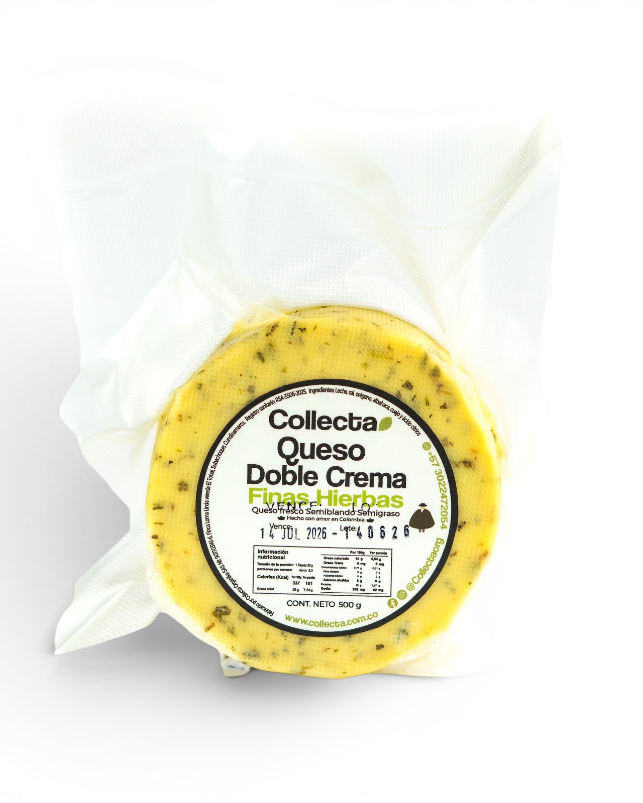 Comprar queso finas hierbas orgánico