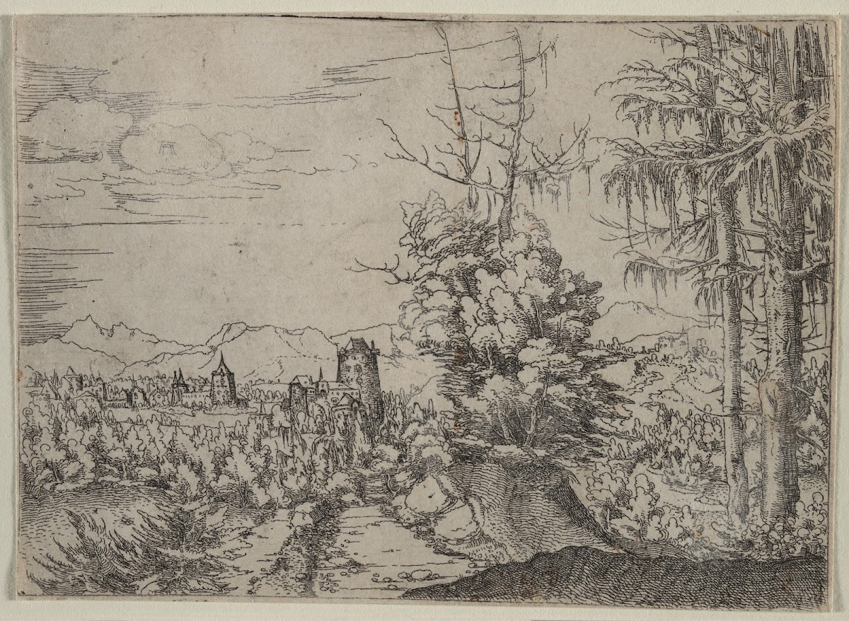 Landscape with Two Pines 152122