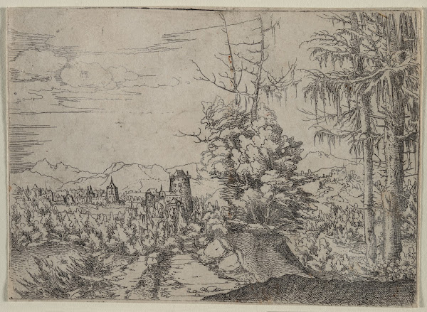 Landscape with Two Pines 152122