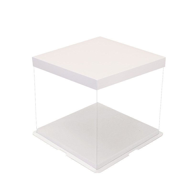 Transparente Kuchenboxen, verschiedene Größen