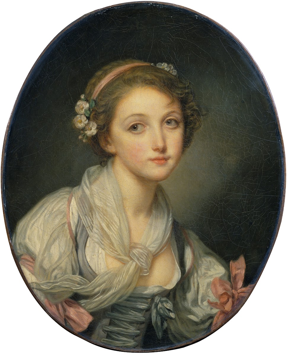 Girl with a Gauze Scarf c1770