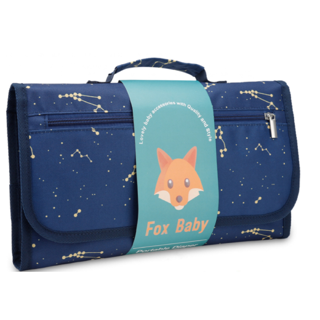 Portable changing mat, waterproof and foldable