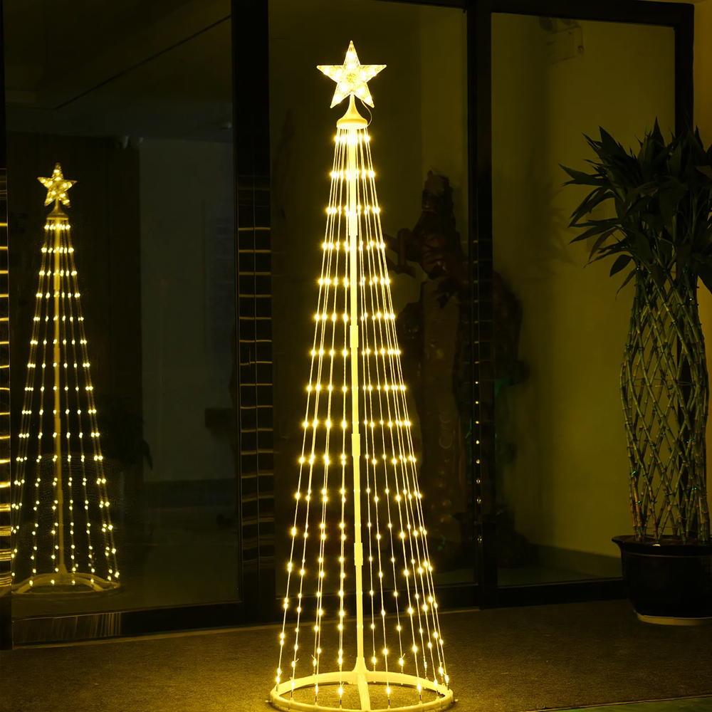 LED-Weihnachtsbaum-Lichterkette mit App-Steuerung