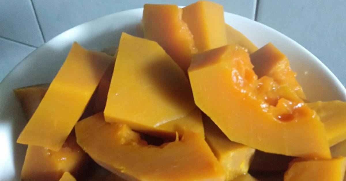 Bí đỏ luộc