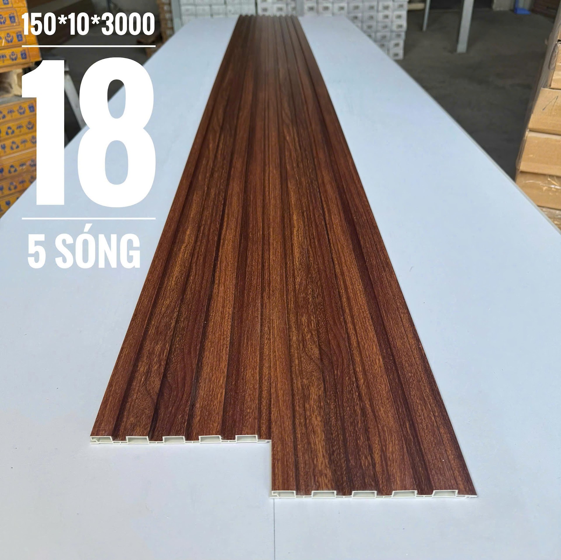 Tấm Nhựa Ốp Tường 5 Sóng Giá Rẻ