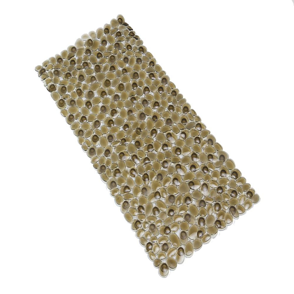 Tapete rectangular para regadera Namaro Design™ 75 x 36 cm color mocca