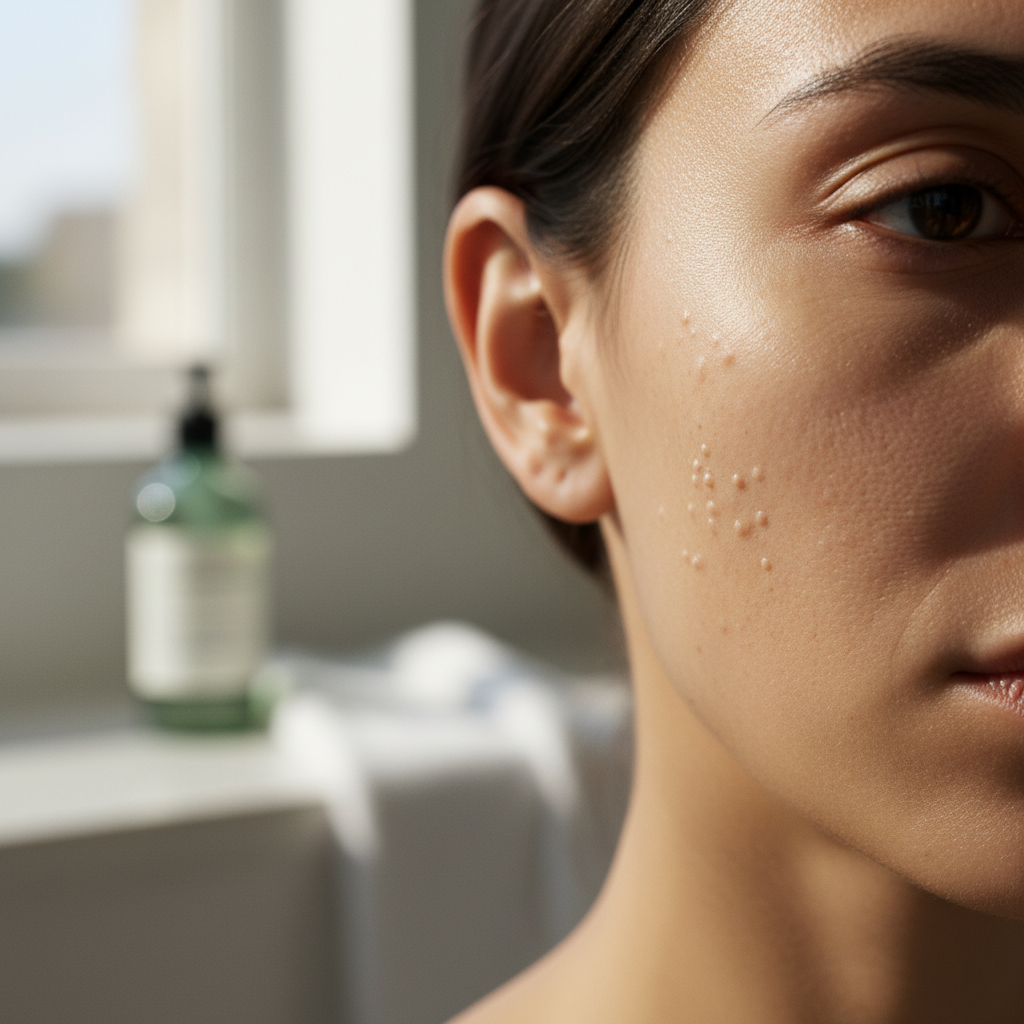 📢 얼굴에 난 좁쌀, 그냥 두면 안 돼요