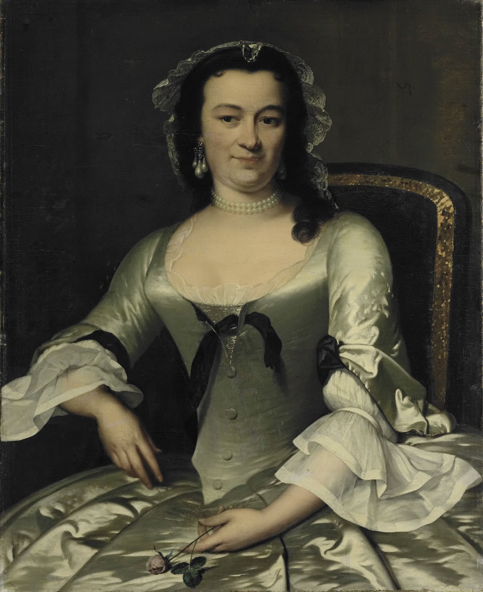 Portrait of Maria Henriëtte van de Pol Wife of Willem Sautijn 1750   1760