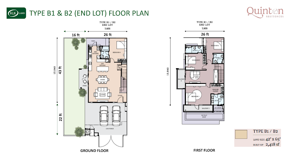 Quinton Residences floor plan