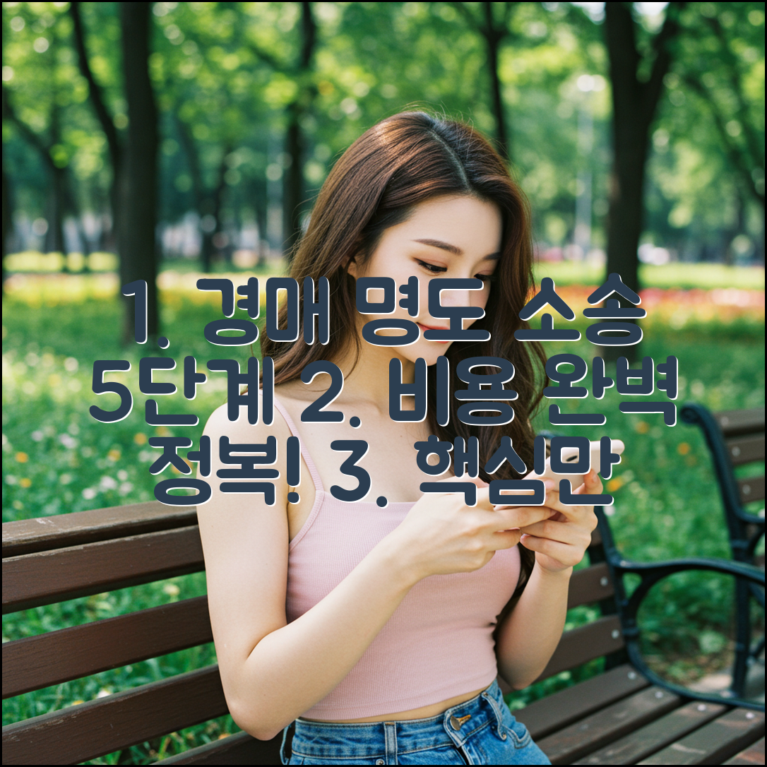 부동산 경매 명도, 5단계 소송 비용 완벽 정복!