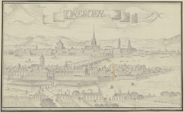 Ansicht von Dresden von Osten 1770