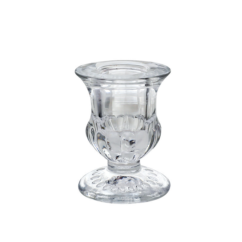 Glas-Kerzenhalter im europäischen Stil