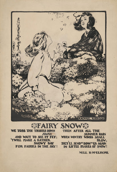 Girls Among Flowers 1911