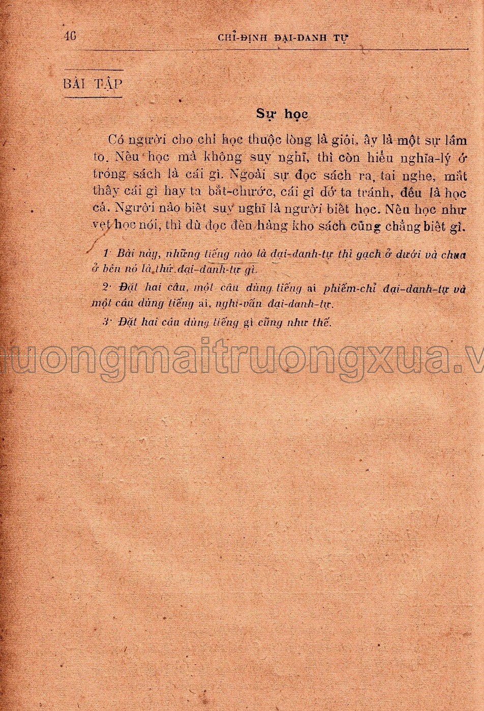 Tiểu học Việt Nam văn phạm giáo khoa thư (1942) - Trang 44