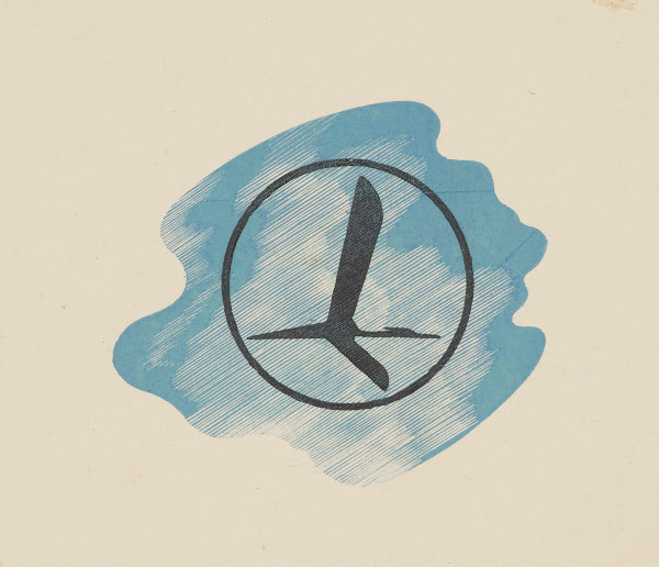 Znak graficzny Polskich Linii Lotniczych LOT 1936