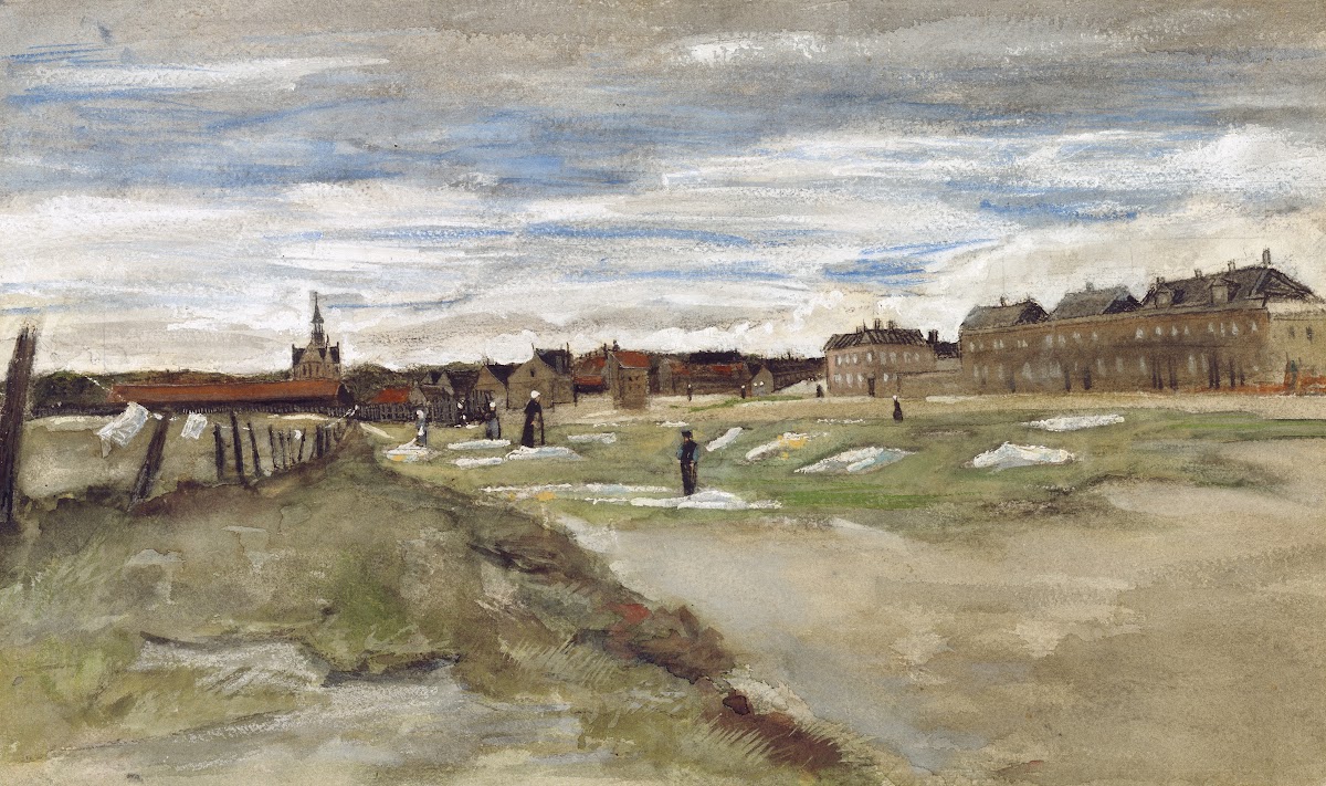 Bleachery at Scheveningen 1882