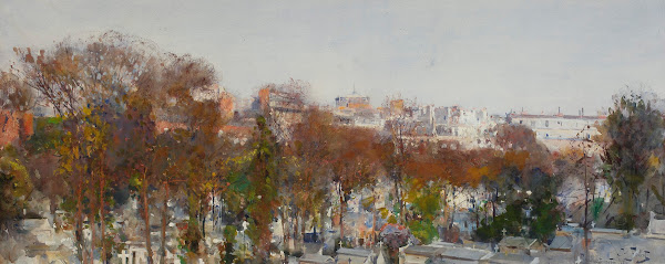 Montmartre Cemetery in Paris 1893