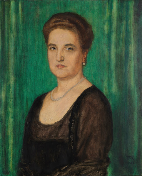 Damenbildnis Martha Butzer 1923