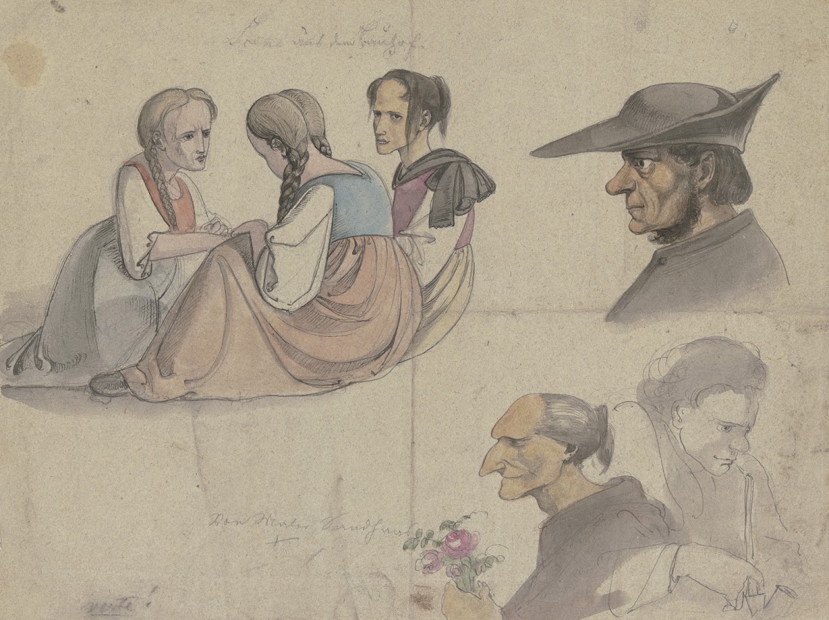 Figurengruppen und Karikaturen