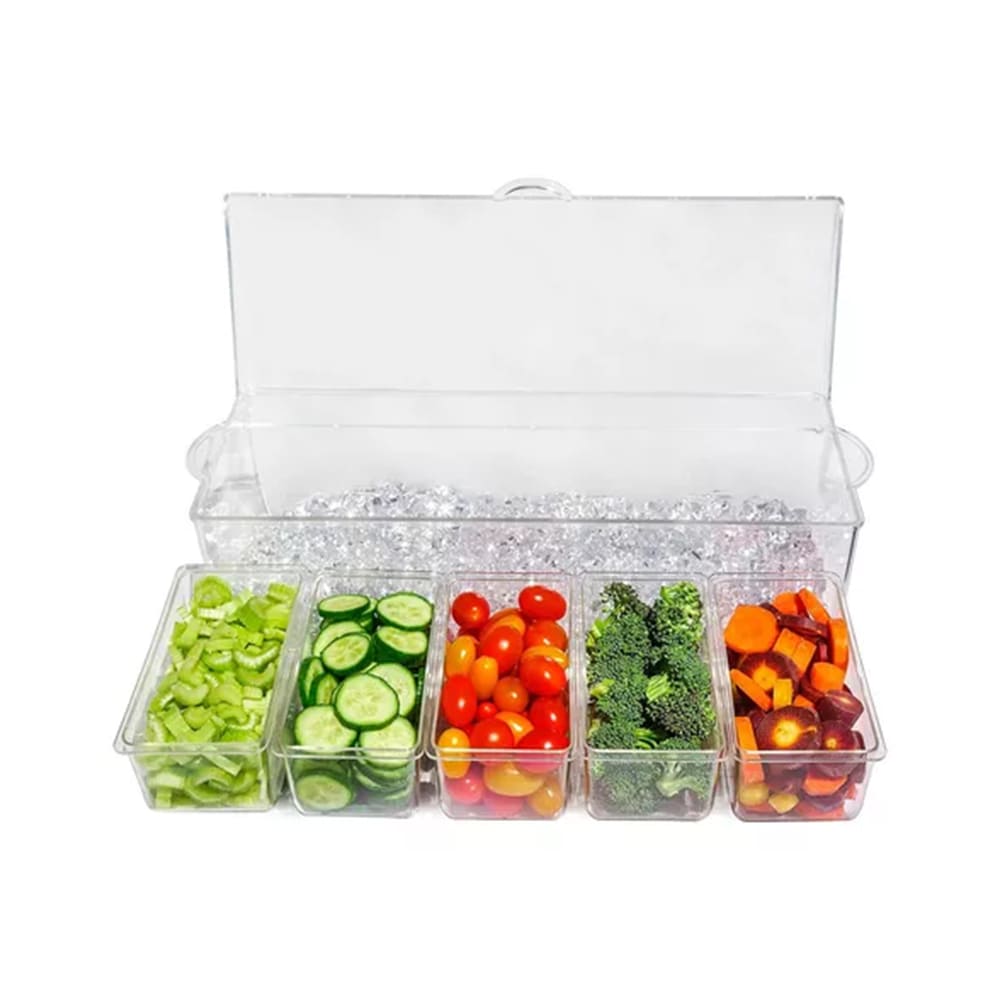 Bandeja para condimentos Kennedy Home Collection™ con base para hielo