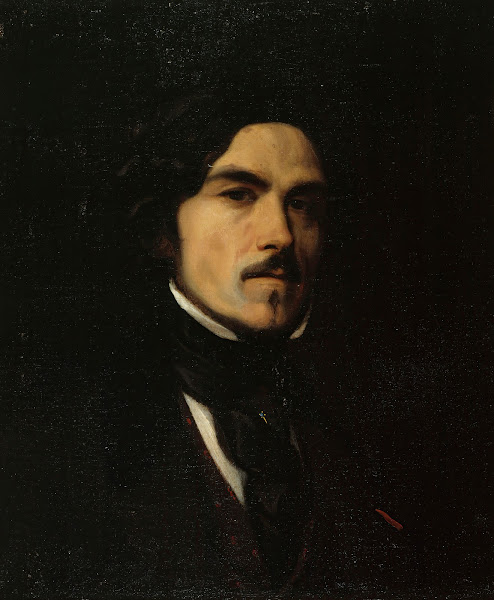 Portrait dEugène Delacroix 1798 1863 peintre 1840