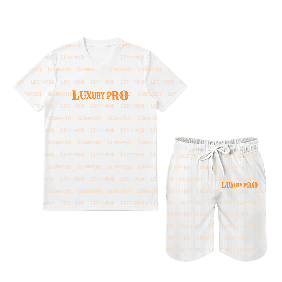 AOP MEG summer football jersey+full-length beach pants - bird's-eye fabric