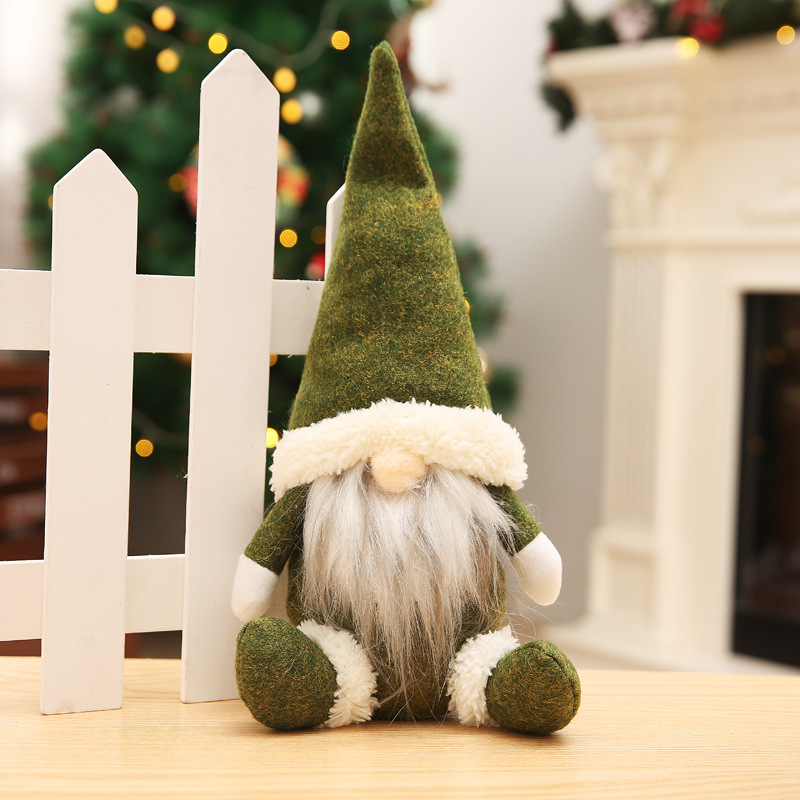Christmas gnome decorative figure, fabric