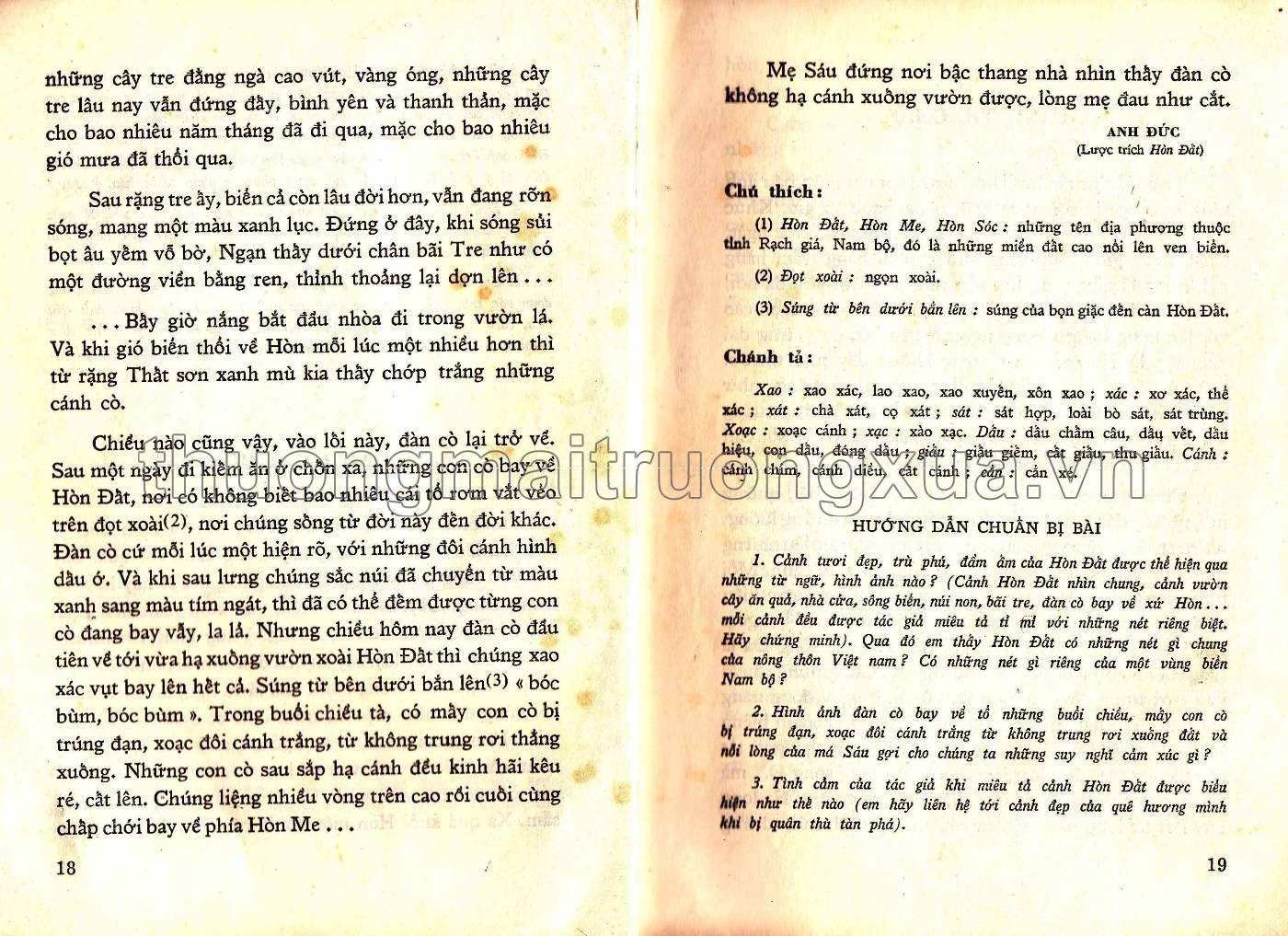 Văn học trích giảng lớp 6 phổ thông (1973) - Trang 9