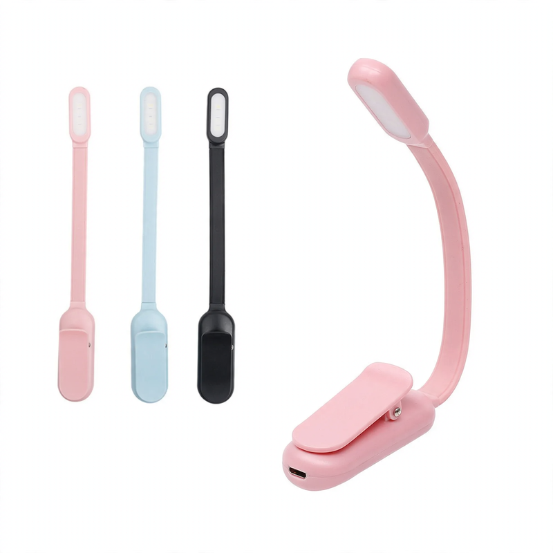 Mini Clip Light with Battery for Desk and Study