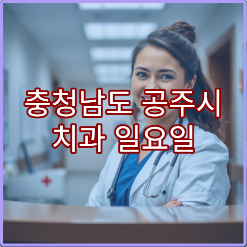 충청남도 공주시 치과 일요일 진료 병원 충치·치통 응급 치료 가능