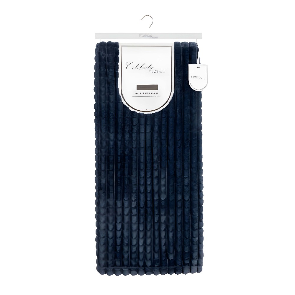Manta decorativa de felpa Dream Home™ color azul marino