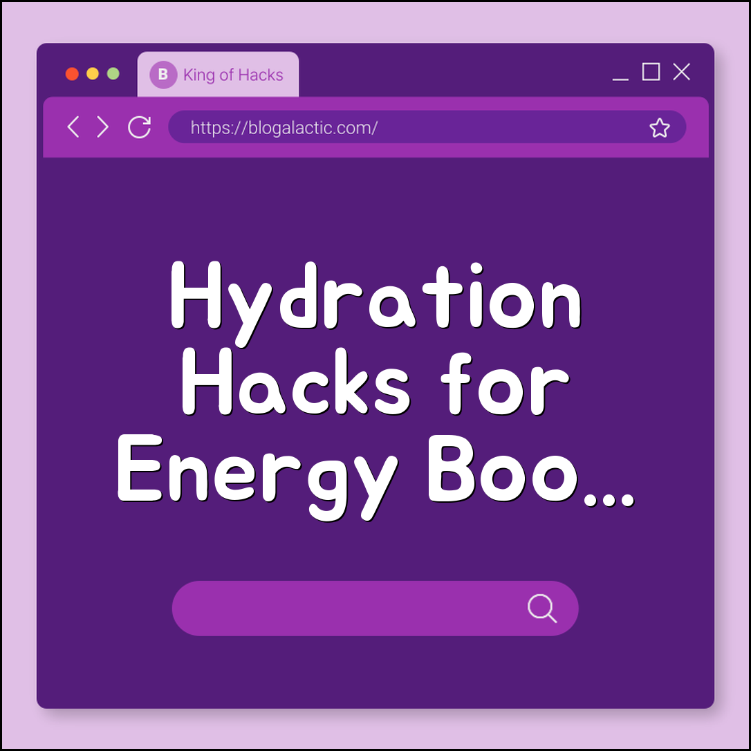Hydration tips for energy (electrolytes, water, balance)