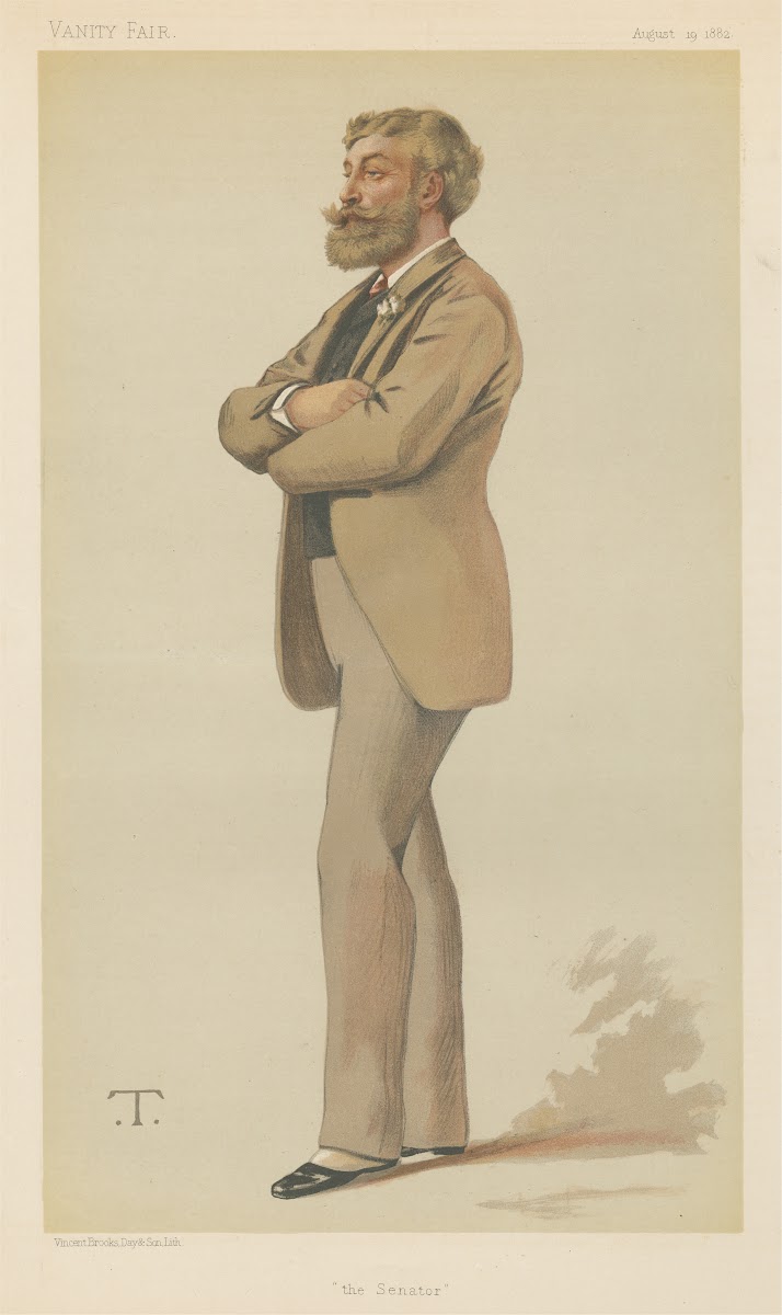 Politicians  Vanity Fair  the Senator Mr Cyril Flower August 19 1882 1882