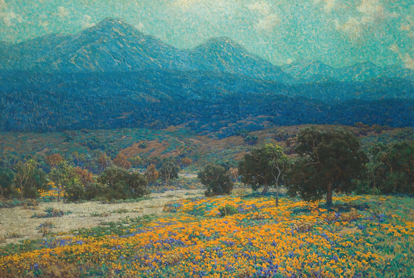 California Poppy Field circa 1926