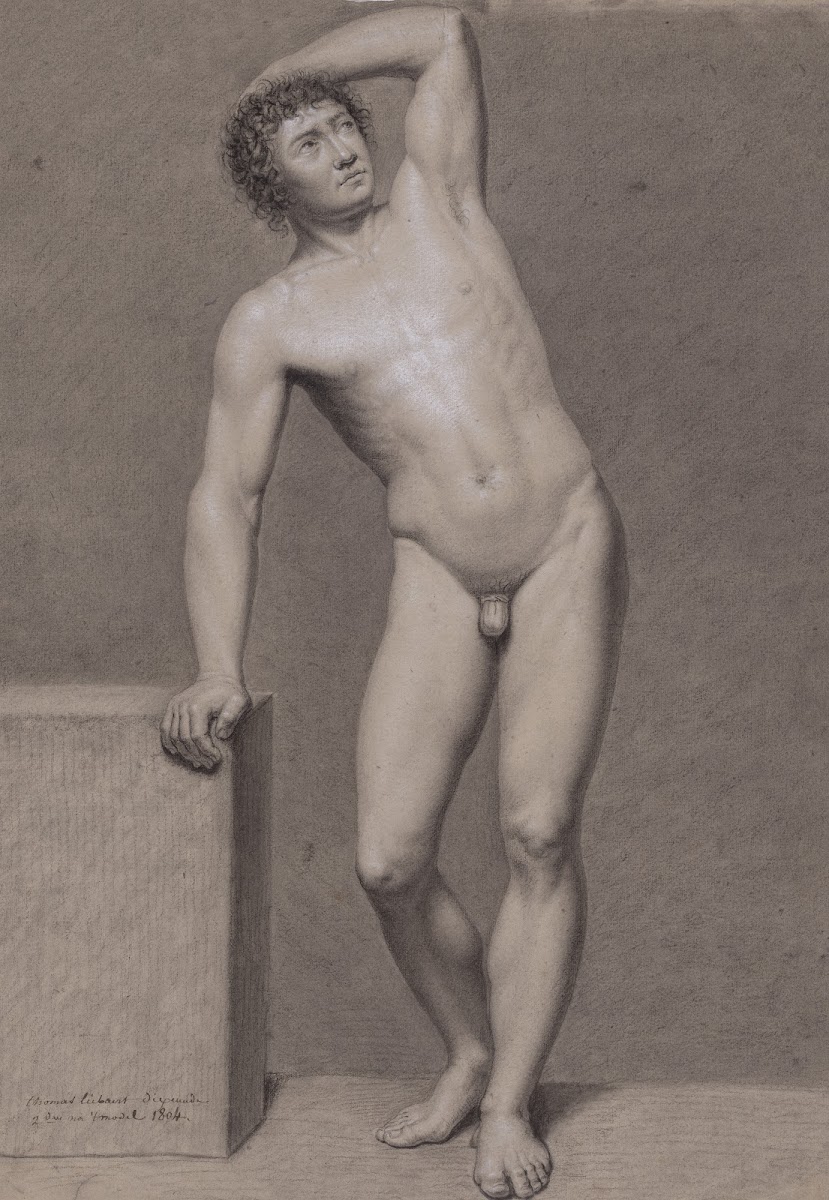 Standing male nude 1804