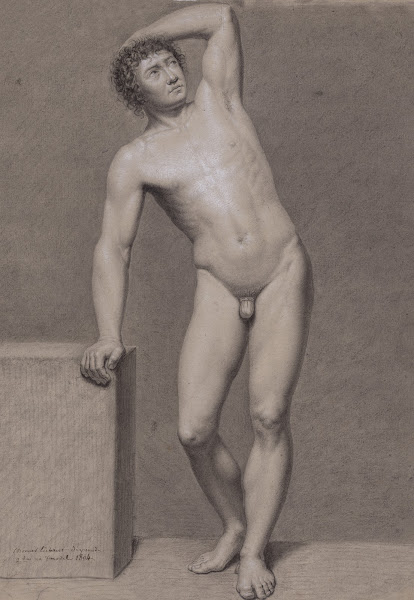 Standing male nude 1804
