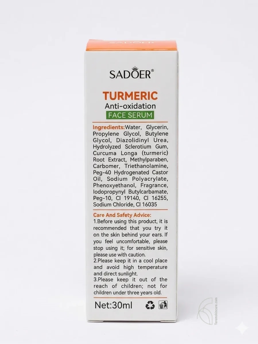 Sadoer Turmeric Anti-Oxidation Fcae Serum